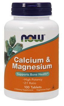 Вітаміни NOW Calcium & Magnesium Tablets 100 таблеток (4384301410) 1060001234 фото