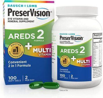 Вітаміни Bausch & Lomb PreserVision AREDS 2 + Multivitamin 100 капсул 1931072980 фото