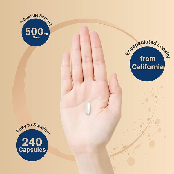 Цитрат магния премиум-класса NatureBell Magnesium Citrate 500mg 240 капсул 4384307260 фото