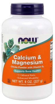 Вітаміни NOW Calcium & Magnesium Powder 227 г Без смаку (4384301411) 1060001235 фото