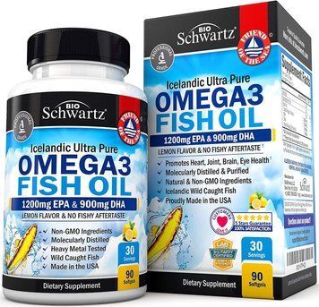 BioSchwartz Omega 3 Fish Oil 90 капсул 1862726797 фото