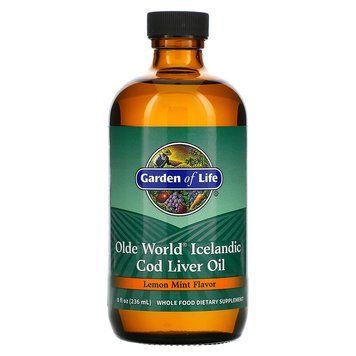 Garden of Life Olde World Icelandic Cod Liver Oil Lemon Mint 236 мл (4384304084) 1573406538 фото