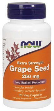 Специальный продукт NOW Grape Seed, Extra Strength 250 mg Veg Capsules 90 капсул (4384301724) 1437158846 фото