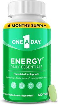 Домішка преміумкласу мультивітаміни енергетична підтримка One A Day Energy Daily Essentials Multivitamin 120 таблеток 2671278339 фото