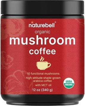 Органический грибной порошок премиум-класса NatureBell Organic Mushroom Coffee 340 г 4384307313 фото