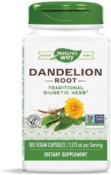 Nature's Way Dandelion Root 180 капсул (4384303937) 1526902582 фото