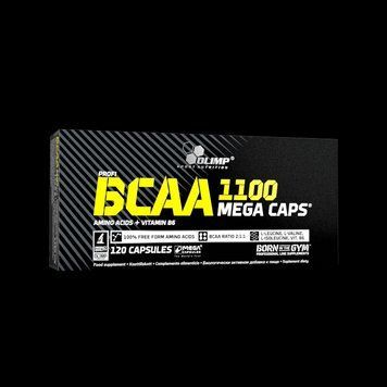 Аминокислота Olimp Sport Nutrition BCAA Mega Caps 1100 120 капсул (4384301846) 1437158975 фото