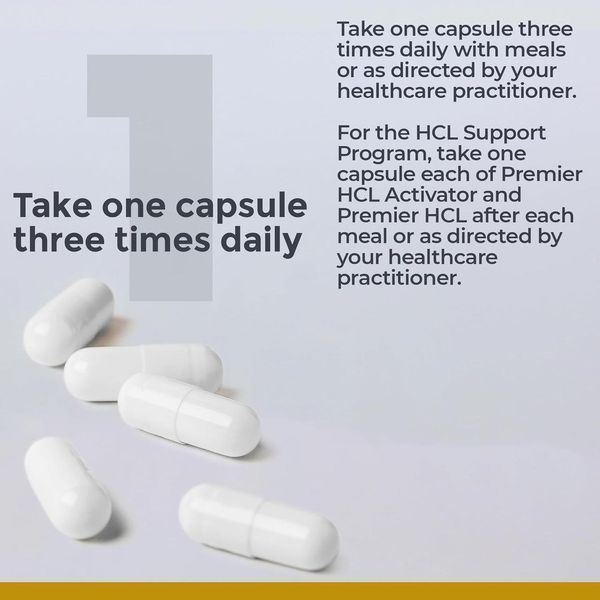 Домішка преміумкласу здоров'я травної системи Premier Research Labs Premier HCL Activator 90 капсул 43819538381 фото