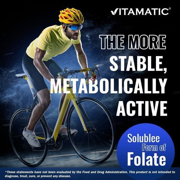 Добавка премиум-класса метилфолат Vitamatic Methyl Folate 120 капсул 4384308423 фото