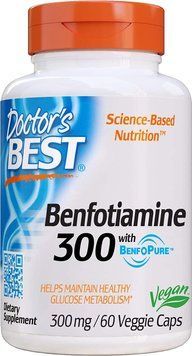 Doctor's Best Benfotiamine 150 with BenfoPure 120 капсул 1862726800 фото