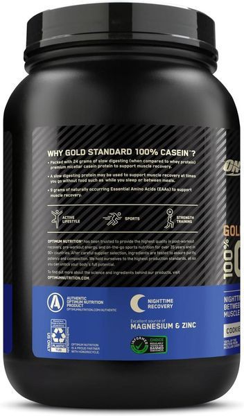 Протеин Optimum Nutrition Gold Standard 100% Casein 909 г 4384300821 фото