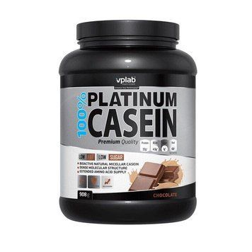 Протеин VPLab Platinum Casein 908 г Шоколад (4384303127) 4384303127 фото