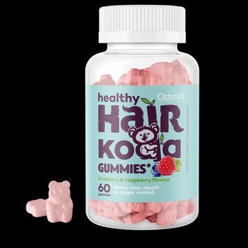 Витамины OstroVit Healthy Hair Koala Gummies 90 таб Ягода (4384303168) 1437160443 фото