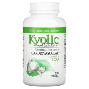 Kyolic Aged Garlic Extract Cardiovascular Formula 100 200 капсул (4384303885) 1505143755 фото