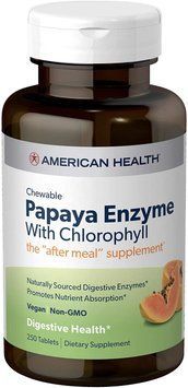 American Health Papaya Enzyme with Chlorophyll 250 таблеток (4384303886) 1505143756 фото