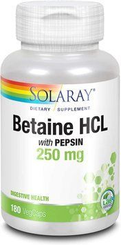 Solaray HCL with Pepsin 180 капсул (4384304594) 1684742270 фото