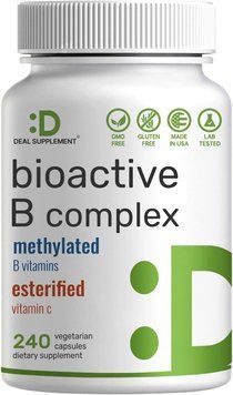 Біоактивний комплекс вітамінів B преміумкласу Deal Supplement Bioactive Vitamin B Complex 240 капсул 2389317408 фото