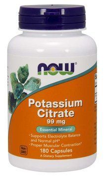 Вітаміни NOW Potassium Citrate 99 mg Veg Capsules 180 капсул (4384302316) 1437159411 фото
