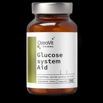 Специальный продукт OstroVit Pharma Glucose System Aid 90 кап (4384303178) 4384303178 фото