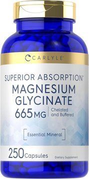 Домішка преміумкласу гліцинат магнію Carlyle Magnesium Glycinate 250 капсул 2576175490 фото