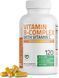 Добавка премиум-класса витамины группы B Bronson Vitamin B Complex with Vitamin C 120 капсул 4384307683 фото 1