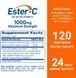 Витамины Nature's Bounty Ester-C Maximum Strength 1,000 mg 120 таблеток (4384304062) 4384304062 фото 3