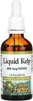 Natural Factors Liquid Kelp 800 mcg 50 мл (4384303837) 1497484479 фото