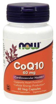 Вітаміни NOW CoQ10 60 mg Veg Capsules 60 капсул (4384302618) 1437159783 фото