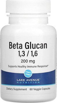 Lake Avenue Nutrition Beta Glucan 1,3/1,6 60 капсул (4384304726) 1862725801 фото