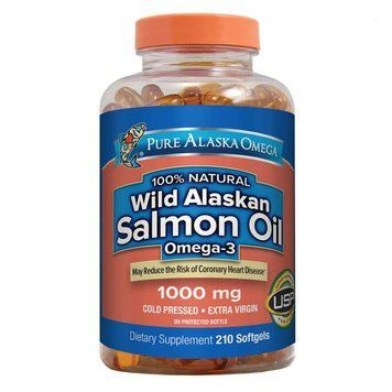 Pure Alaska Omega Wild Salmon Oil 1000 mg 210 капсул (4384304443) 1684742122 фото