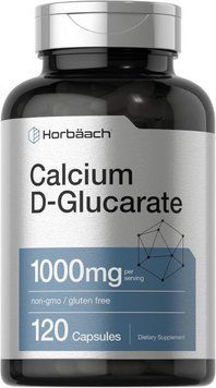 Добавка премиум-класса D-глюкарат кальция Horb&auml;ach Calcium D-Glucarate 1000mg 120 капсул 2481296088 фото
