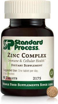 Домішка преміумкласу підтримка ферментативної функції Standard Process Inc. Zinc Complex 90 таблеток 2765039212 фото