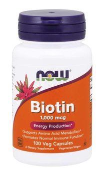 Вітаміни NOW Biotin 1000 mcg Veg Capsules 100 капсул (4384301359) 1060001188 фото