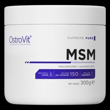 Хондропротектор OstroVit MSM 300 г Без вкуса (4384303231) 4384303231 фото