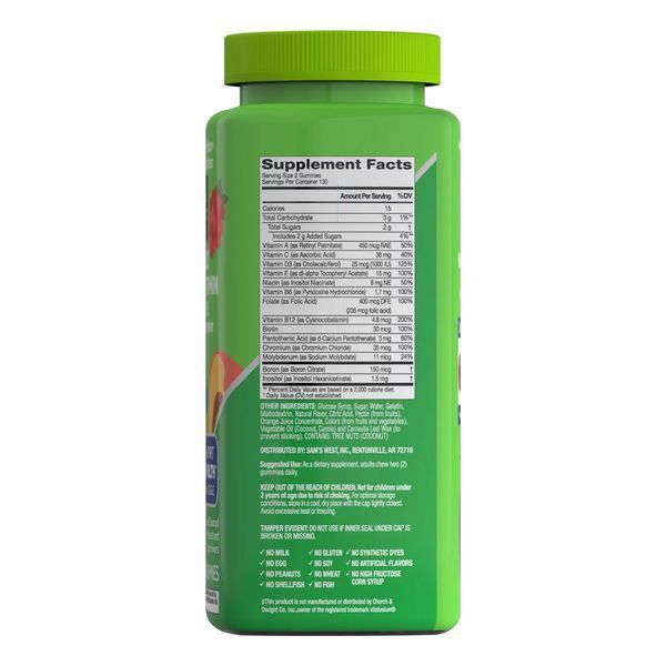 Мультивитаминная формула Member's Mark Adult Multivitamin Gummies 260 таблеток 4384306145 фото