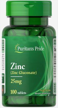 Витамины Puritan's Pride Zinc Gluconate 25 mg 100 таблеток (4384301706) 1060003044 фото