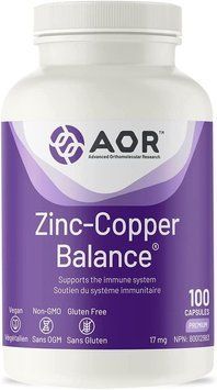 Advanced Orthomolecular Research AOR Zinc-Copper Balance 100 капсул (4384304834) 1862725906 фото