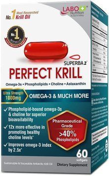 Чиста надсильна олія антарктичного криля преміумкласу LABO Nutrition Perfect Krill 60 капсул 2223999483 фото