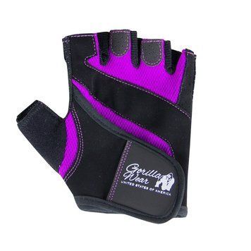 Рукавички Gorilla women's Wear Fitness Gloves Black/Purple Розмір L (4384302078) 4384302078 фото