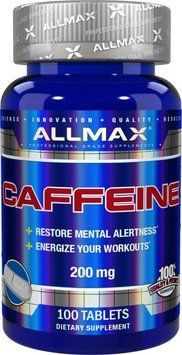 Передтренувальний комплекс AllMax Nutrition Caffeine 100 таблеток (4384301109) 1437158567 фото