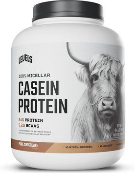 Домішка преміумкласу міцелярний казеїн Levels Nutrition 100% Micellar Casein Protein 1800 г 4384308329 фото