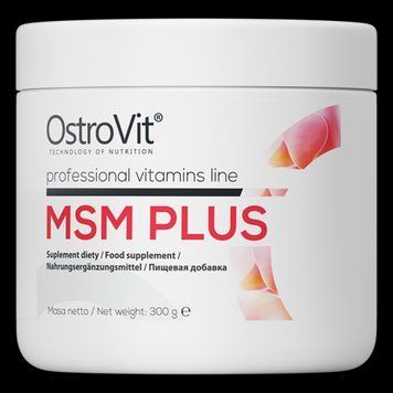 Хондропротектор OstroVit MSM Plus 300 г Без вкуса (4384303233) 4384303233 фото