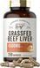 Добавка премиум-класса говяжья печень травяного откорма Carlyle Grass Fed Beef Liver 250 капсул 4383475072 фото 1