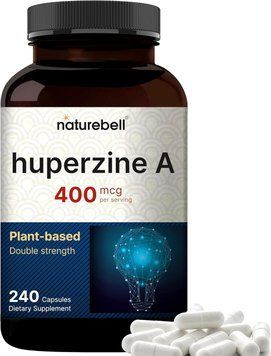 Премиум-добавка для здоровья мозга NatureBell Huperzine A 400mcg 240 капсул 4384307322 фото