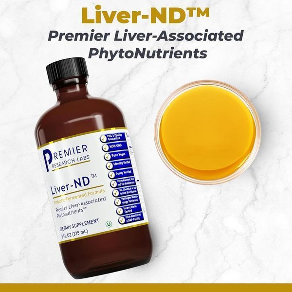 Добавка премиум-класса очищение печени Premier Research Labs Liver-ND 235 мл 43819538389 фото
