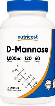Здоровье мочевыводящих путей Nutricost D-Mannose 120 капсул 2110176245 фото