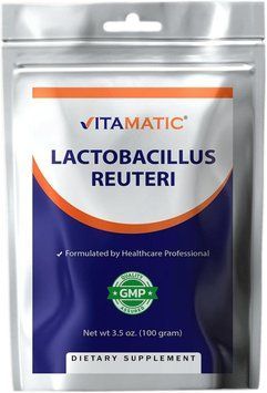 Добавка премиум-класса поддерживает пищеварение и иммунитет Vitamatic Lactobacillus Reuteri Probiotic Powder 100 г 2673046830 фото