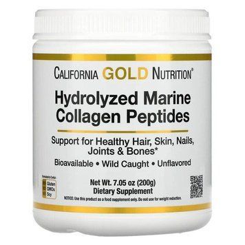 California Gold Nutrition Hydrolyzed Marine Collagen Peptides 200 г (4384303742) 1478241462 фото