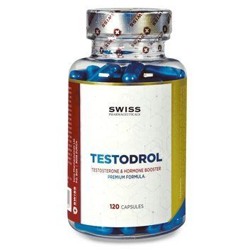 Домішка преміумкласу натуральний бустер тестостерону Swiss Pharmaceuticals Testodrol 120 капсул 2810727761 фото