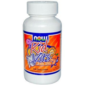 Витамины NOW Kid Vits 120 Жевательных таблеток Ягода (4384300770) 1059999282 фото